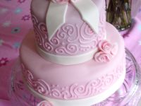 Pink-Roses-Shower-Cake