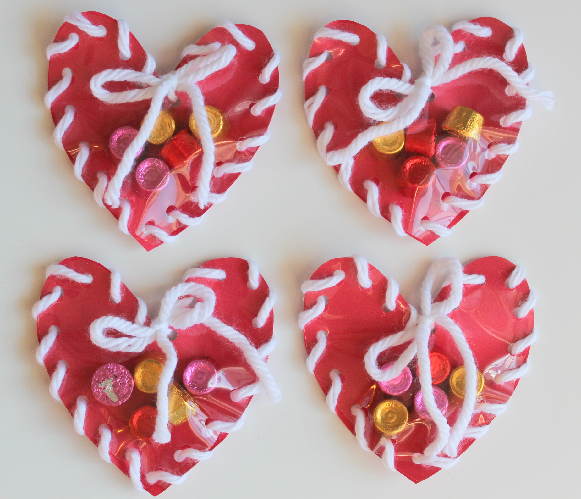 Lollydot Hand Sewn Paper Heart Valentine Craft for Kids Lollydot